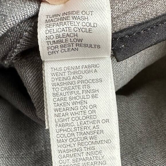 St John Cuffed Cropped Mid Rise Straight Pants Gray Size 8 - Picture 6 of 6